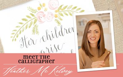 Meet the Calligrapher: Heather McKelvey